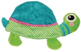 Oops baby comforter tortoise cookie green blue 